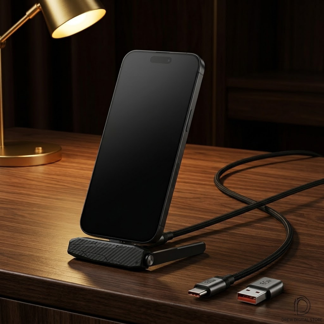 Drew TriPort cable and stand detail shot
