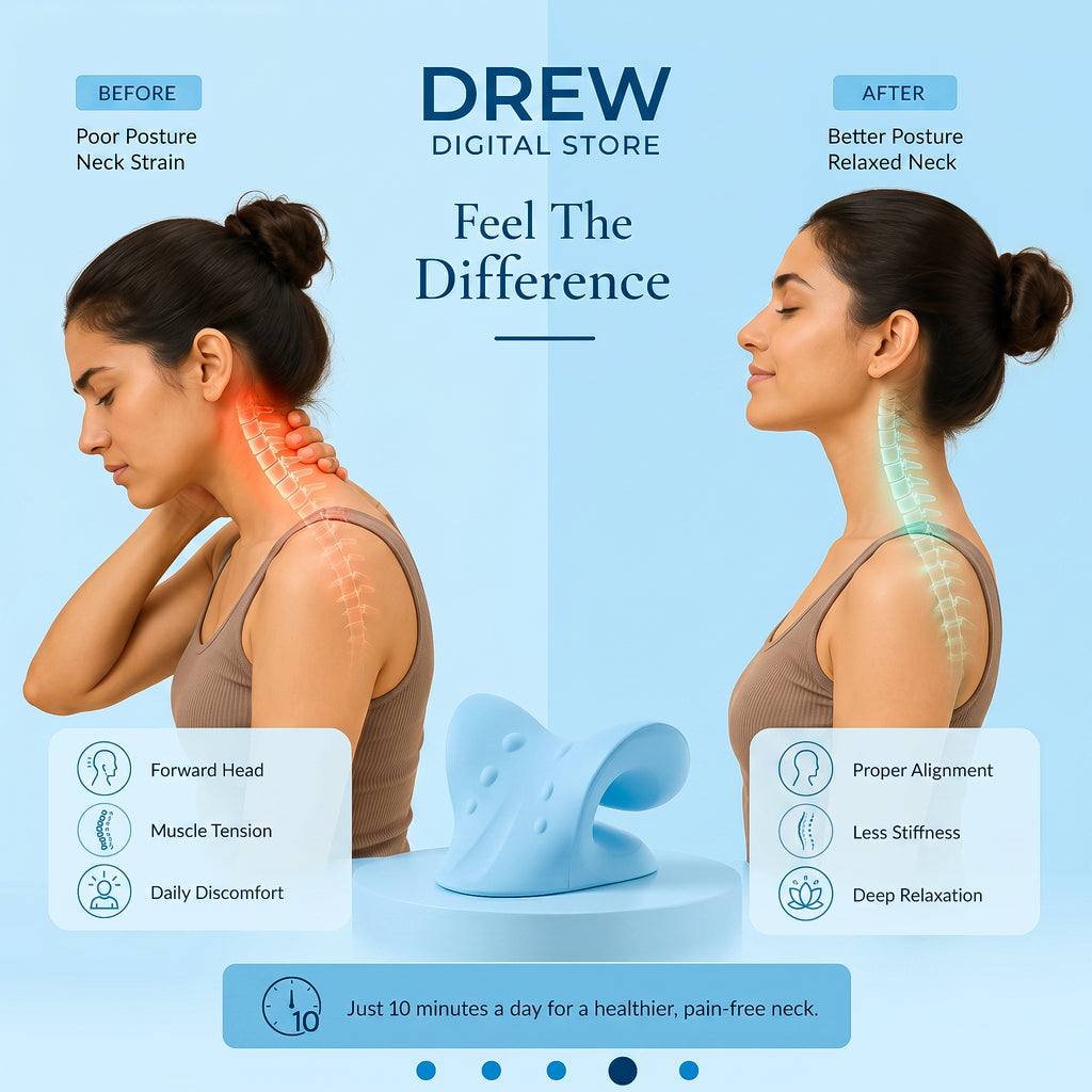 Drew™ Deep Relief Neck Relaxer – 10-Minute Daily Reset
