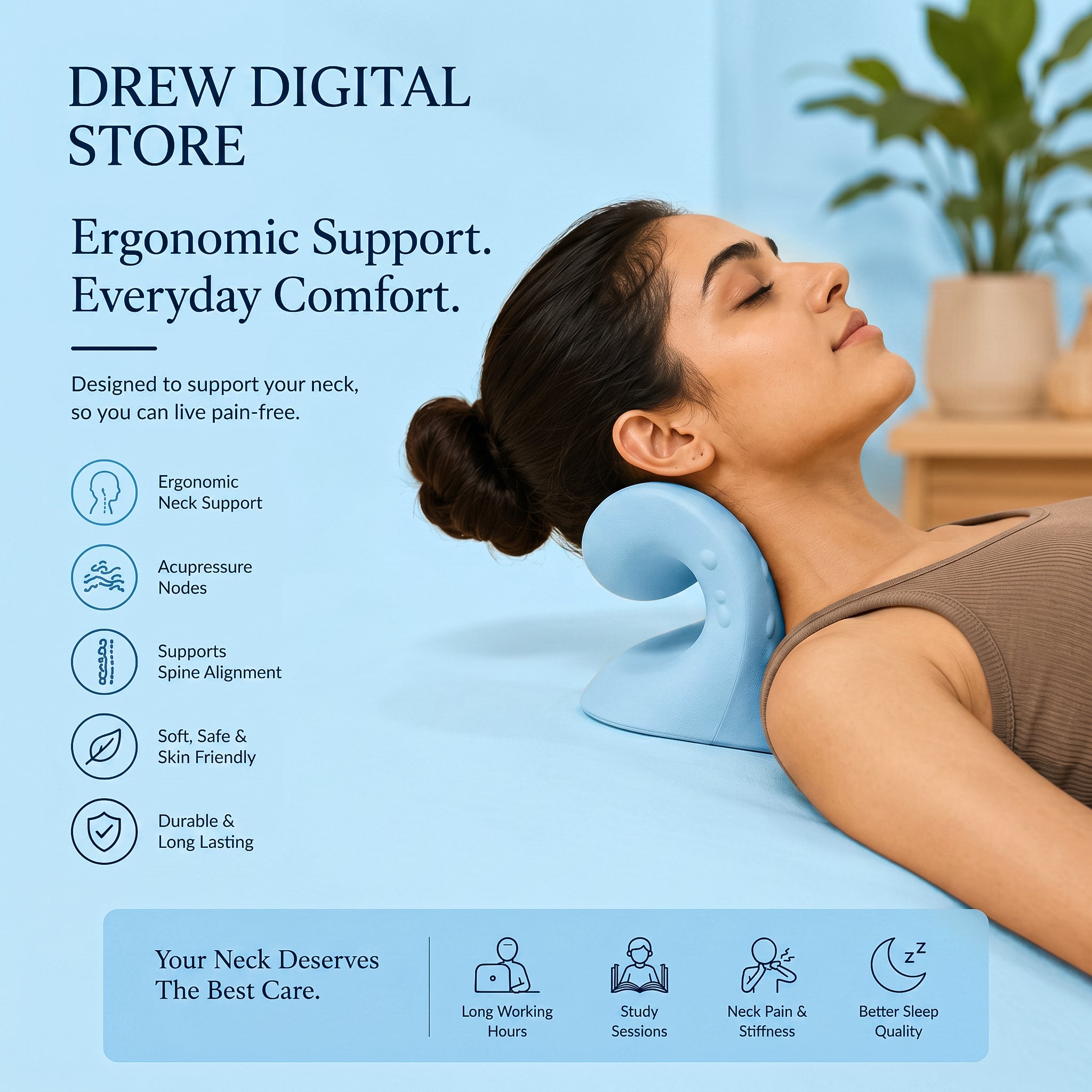 Drew™ Deep Relief Neck Relaxer – 10-Minute Daily Reset