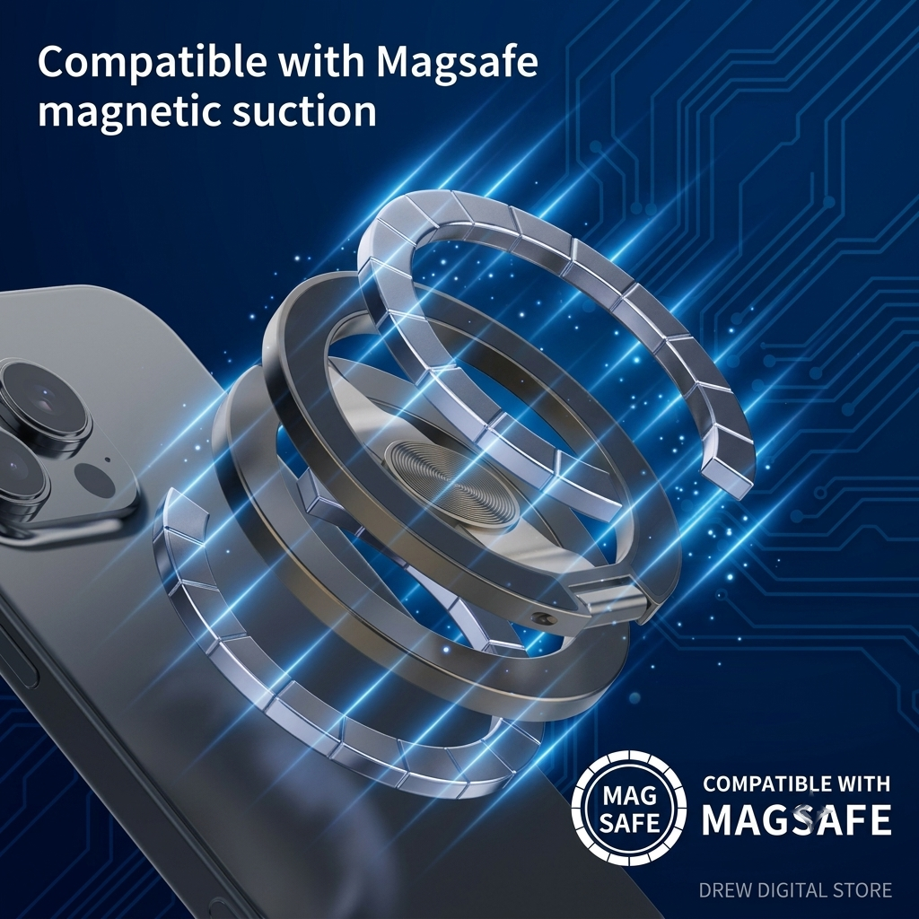 Drew SpinGrip 360 MagSafe compatible magnetic ring holder