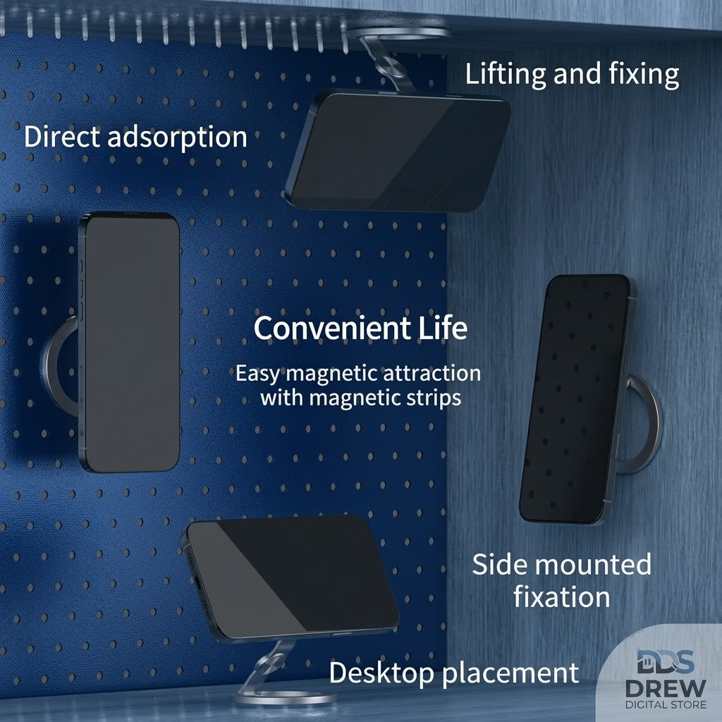 Drew SpinGrip 360 magnetic phone holder in everyday use