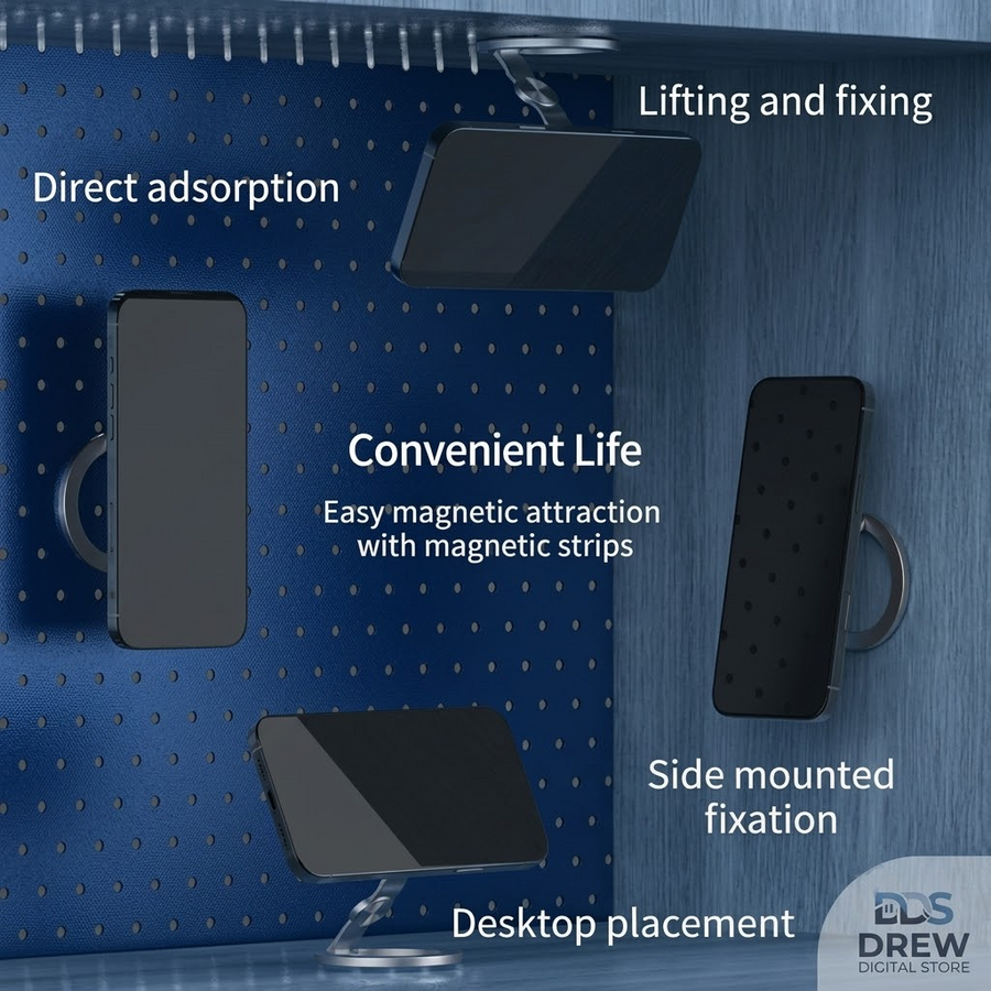 Drew SpinGrip 360 magnetic phone holder in everyday use